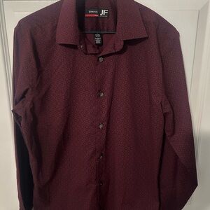 JF Burgundy Men's Shirt